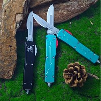 Couteau de poche Hunter CNC en aluminium aéronautique, pratique pour le camping, EDC, haute qualité, lame droite, fabriqué en Chine, sac oppo