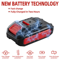 Tronçonneuse électrique à moteur sans balais, batterie lithium-ion, haute vitesse 5000 tr/min, système d'huilage automatique pour usage agricole et industriel DIY