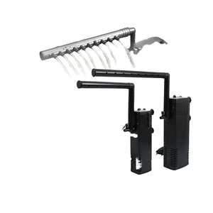 Piccolo <span class=keywords><strong>Acquario</strong></span> Rettangolare con Filtro Ossigeno Integrato Pompa Sommergibile Verticale Vasca per Tartarughe Purificazione a Basso Livello d'Acqua - Product Image 3