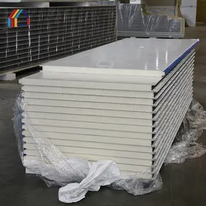 Pu Foam Aluminum Roof Sandwich Panels Building Material Polyurethane Sandwich Panel Metal Pu Pir Sandwich Roof Wall Panel
