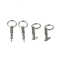 Goupille de sécurité en acier inoxydable 316, 6x40mm, à ressort, à dégagement rapide, pour bateaux, yachts et matériel marin