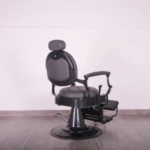 Salone Vintage mobili hairdressing sedie barbiere <span class=keywords><strong>Istanbul</strong></span> retrò sedia da barbiere per gli uomini ZY-BC8840 - Product Image 5