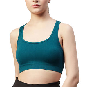 Soutien-gorge de sport sans coutures grande taille pour femme, maintien élevé, couvrance complète, bretelles larges, tissu écologique anti-transpiration, entraînement intense - Product Image 1