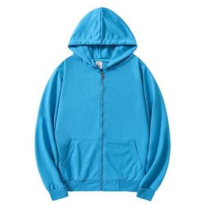 Sweat à capuche zippé pour homme, brodé sur mesure, haute qualité, délavé à l'acide, pour sports d'hiver, vente en gros - Product Image 3
