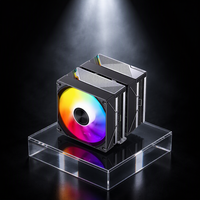 Ventilateur de refroidissement CPU Jonsbo CA80 ARGB en cuivre et aluminium avec LED RGB et roulement fluide 69,61 CFM pour boîtier PC de jeu