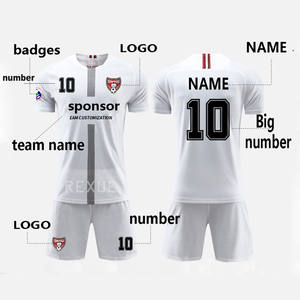 Uniformes de Fútbol Personalizados para Hombre, Equipación de Fútbol Local/Visitante, Sublimación 100% Poliéster, Servicio OEM Rápido, Corte Automatizado - Product Image 2