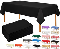 Mantel de Poliéster Tejido con Impresión Personalizada y Logotipo, Cubierta de Mesa Lisa para Uso en Interiores