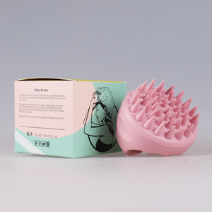 Cepillo para el Cabello de Paja de Trigo para Cuidado Personal, Cepillo para el Cuidado del Cuero Cabelludo con Masajeador de Silicona Suave, Accesorios para el Cabello - Product Image 1