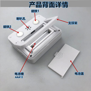 Electronic Timer Clock With 100 Hour Countdown Sound Light Vibration Reminder Kitchen Use - Product Image 3