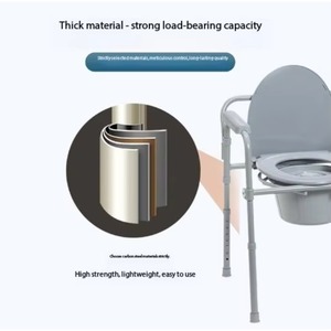 Less Volume E-commerce Commode <b>Chair</b> Armrest Bathroom Safety Equipment For Elderly Pregnant Women Sports Entertainment - Product Image 3
