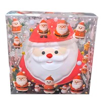Jouet sensoriel anti-stress Père Noël et sapin de Noël à rebond lent, idéal pour les cadeaux de fête de Noël (vente en gros)