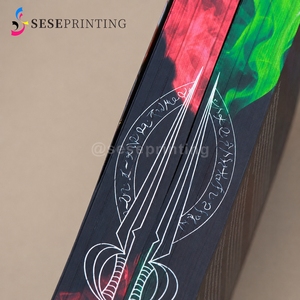 Libros <span class=keywords><strong>de</strong></span> bolsillo <span class=keywords><strong>de</strong></span> lujo Premium personalizados Edición especial Gilding Edge Fiction Impresión y publicación <span class=keywords><strong>de</strong></span> novelas - Product Image 4
