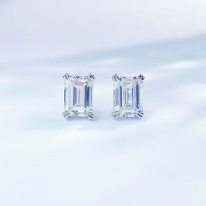 Pendientes <span class=keywords><strong>de</strong></span> tuerca <span class=keywords><strong>de</strong></span> platino Pt950 con diamante cultivado en laboratorio, diseño <span class=keywords><strong>de</strong></span> estrella <span class=keywords><strong>de</strong></span> cuatro puntas, pendientes <span class=keywords><strong>de</strong></span> moda, tipo aro, colgantes, <span class=keywords><strong>de</strong></span> <span class=keywords><strong>clip</strong></span>, con forma <span class=keywords><strong>de</strong></span> corazón - Product Image 2