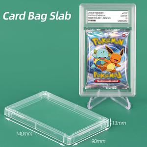 SUNSHING Présentoir vide en acrylique pour paquets booster, compatible avec les cartes Pokémon, Yu-Gi-Oh, de baseball, les sacs de cartes, les slabs, les packs de cire et les protecteurs de paquets de cartes - Product Image 1
