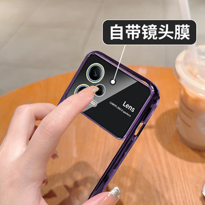 Lujo claro 6D galvanoplastia suave TPU con cámara funda protectora de teléfono para <span class=keywords><strong>Xiaomi</strong></span> <span class=keywords><strong>Redmi</strong></span> Note11 4G Note12 4G/5G 12 Pro Plus - Product Image 2