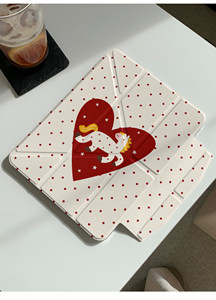 Custodia Protettiva Anti-caduta con Motivo Pony a Pois Carino e Adorabile <span class=keywords><strong>per</strong></span> <span class=keywords><strong>iPad</strong></span> 11ª generazione, Air 7, Mini 6, Pro 12.9 con Slot <span class=keywords><strong>per</strong></span> <span class=keywords><strong>Penna</strong></span> - Product Image 3