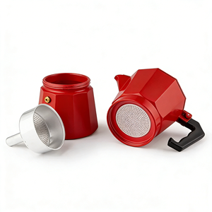 Cafetière à expresso de qualité supérieure pour cuisinière, cafetière moka pour un café riche de style italien - Product Image 4