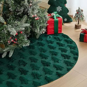 YUELIAN - Faldas de Navidad de Lujo de 78 cm/90 cm/120 cm con Árbol de Navidad Bordado, Falda para Árbol de Navidad - Product Image 1