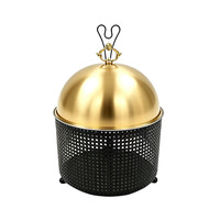 Chauffe-plat de luxe 8L en acier inoxydable non revêtu, alimenté à l'alcool, pour buffets, hôtels et banquets de mariage, pour l'approvisionnement transfrontalier