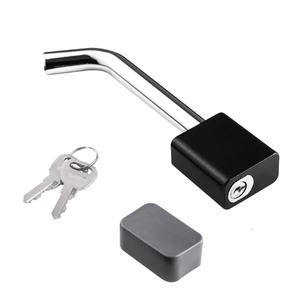 अनुकूलित ट्रेलर हिच रिसीवर लॉक पैडलॉक शैली और स्विस हेड दिया 5/8 इंच फिट बाइक रैक ट्रे बॉल माउंट - Product Image 1