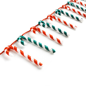 Mini bastón <span class=keywords><strong>de</strong></span> caramelo guirnalda <span class=keywords><strong>de</strong></span> <span class=keywords><strong>Navidad</strong></span> Banner venta al por mayor decoración <span class=keywords><strong>de</strong></span> vacaciones interior <span class=keywords><strong>dulce</strong></span> adorno colgante - Product Image 4