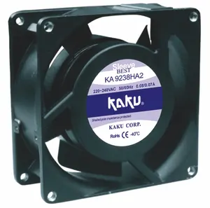 A9238ha1 KA9238HA2 KAKU-ventilador de escape pequeño, ventilador de refrigeración resistente al calor, con manga de 9238 V y 110V, 220, 92x92x38mm, gran oferta