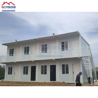Maroc Tremblement de terre Reconstruction Container House Maison De Conteneur Pliable Maison Mobile Demontable Home Assembler House Frame