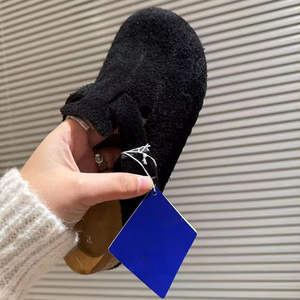 Birkenstocks Cómodas sandalias cerradas de cuero de vaca Zuecos y mulas Primavera y verano al aire libre Ocio Plataforma de corcho con <span class=keywords><strong>goma</strong></span> <span class=keywords><strong>Eva</strong></span> - Product Image 6