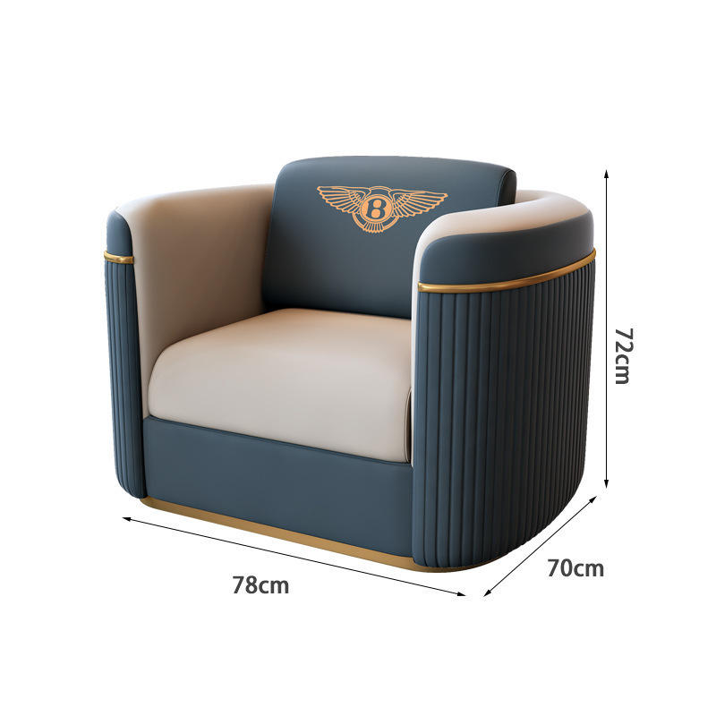 Siège individuel (bleu)