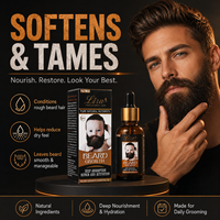 Huile Essentielle pour Barbe Prix Usine Soin de la Peau Marque Privée Sérum Naturel pour la Croissance de la Barbe Huile de Croissance Capillaire, 30ml