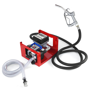 AC Electric 110V 220v Self-Priming Gear <strong>Pump</strong> Kit Low Pressure Oil Fuel Diesel Transfer With Meter Nozzle OEM Customizable Hose - Product Image 1