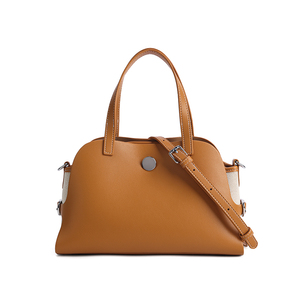 Luxuriöse, schlichte und elegante braune Umhängetasche aus wasserdichtem PU-Rindsleder mit Reißverschluss für Damen – Miss Gail - Product Image 5