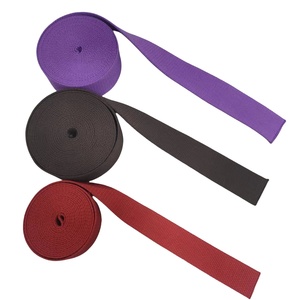 Bán buôn Polyester sọc bông băng màu be sinh thái thân thiện bông vải dây đai điều chỉnh cho bãi biển Túi giày - Product Image 3