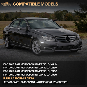 Nuevas Luces Laterales LED Blancas FetonAuto para Mercedes-Benz Clase C W204 C250/C300/C350/C63 AMG 2012-2014 con 1 Año de Garantía - Product Image 6