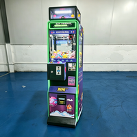 Mini machine à griffes en métal avec accepteur de billets, machine de jeu d'arcade à monnayeur pour la distribution de poupées et de peluches