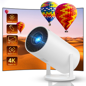 HY300 Pro Mini proyector inteligente Android 12 WIFI Full Hd 4K Video Proyector portátil Home Cinema al aire libre Proyectores para teléfonos móviles - Product Image 1