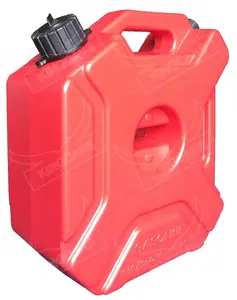 5 litres en plastique jerrican essence UHMWPE carburant jerricans réservoir d'eau robuste étroit Type rouge 5 litres en plastique jerrican