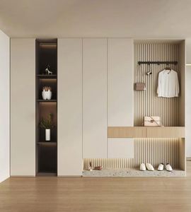 Gabinete de Madera Personalizado para Zapatos para la Entrada para un Fácil Almacenamiento Haciendo el Espacio Más Ordenado y Hermoso Gabinete de Almacenamiento - Product Image 4