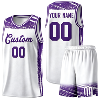 Maillots de basket-ball personnalisés en gros, uniformes, séchage rapide, polyester respirant, sublimation, unisexe, broderie artisanale