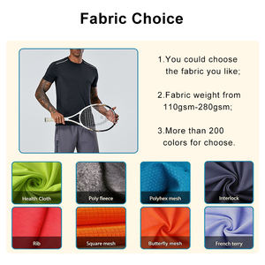 Camisetas Deportivas de Punto Transpirable con Bordado Superior, Logotipo Personalizado, Secado Rápido, para Gimnasio y Fitness, para Hombre - Product Image 5