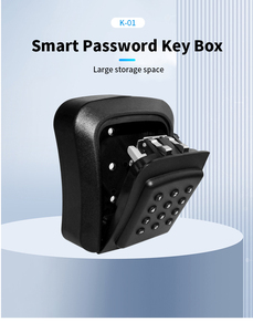 K-01 IP65 không thấm nước thông minh hộp khóa mật khẩu/ứng dụng điều khiển chống Smash Kim Loại Cơ thể giữ 6 phím cho nhà/văn phòng - Product Image 2