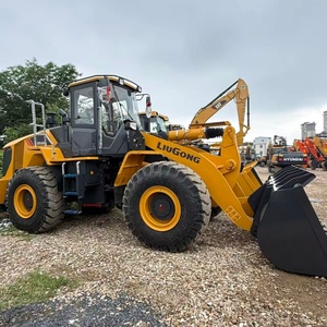 Chargeuse sur pneus d'occasion Liugong <span class=keywords><strong>856H</strong></span> populaire, poids opérationnel 17 tonnes, moteur Cummins, idéale pour les projets de construction en port et en chantier - Product Image 3