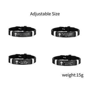 Pulsera con Frase Inspiradora Grabada, Brazalete Ajustable con Afirmaciones Positivas para Mujer - Product Image 5
