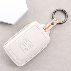 Funda de cuero de alta calidad para llave de coche para Renault Koleos Kadjar Clio Megane Talisman Espace Zoe Scenic Dacia <span class=keywords><strong>Sandero</strong></span> - Product Image 5