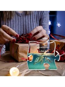 <span class=keywords><strong>Pizarra</strong></span> acrílica <span class=keywords><strong>de</strong></span> doble cara <span class=keywords><strong>de</strong></span> tortuga oceánica, letrero <span class=keywords><strong>de</strong></span> escritorio con forma <span class=keywords><strong>de</strong></span> rompecabezas familiar <span class=keywords><strong>de</strong></span> amistad para el hogar, oficina, decoración y suministros, los mejores regalos - Product Image 3