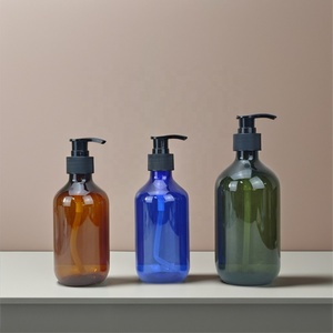 500ml Brown PET Cosmetic <b>Bottles</b> for Lotion and Hand Sanitizer Eco-Friendly Recyclable Customizable Logo Printing Sealed - Product Image 5