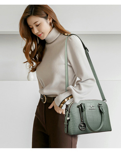 New Fashion Crossbody Bag Large Capacity Shoulder Bag Soft PU Leather Women's Handbag Designer Senior Luxury Crossbody Bag - Product Image 2