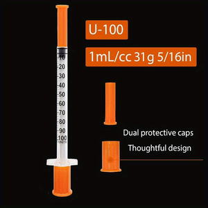 Aguja de Jeringa <span class=keywords><strong>para</strong></span> <span class=keywords><strong>Insulina</strong></span> Desechable, Estéril y Segura, de Alta Calidad, Certificada por CE e ISO, 0.1ml/0.2ml, Veterinaria, Punta Luer Lock de 12mm - Product Image 6