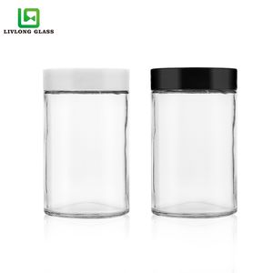 Bouteille de capsule de vitamine de sécurité pour enfants anti-odeur 3.5g paquet CRC 1 2 2.5 3 4 8oz bocal en verre résistant à la bouche large avec couvercles - Product Image 4