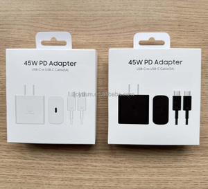 Original PDO PPS Chargeur USB-C 45Watt EU US UK AU Plug PD <span class=keywords><strong>45</strong></span> <span class=keywords><strong>W</strong></span> Power Adapter pour Samsung <span class=keywords><strong>45</strong></span> <span class=keywords><strong>W</strong></span> Type C Chargers - Product Image 3
